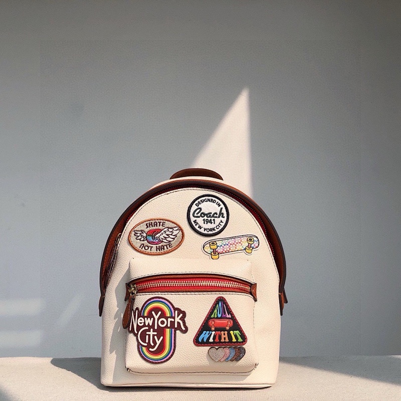 Coacch CA137 Pride Series Mini Backpack with Embroidered Patches