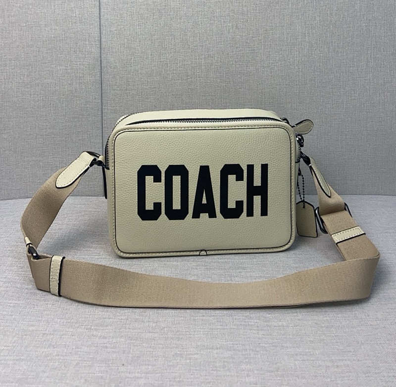 Coacch CP137 Men's Crossbody Bag with Bold Logo Print - 1 Coacch CP137 Men’s Crossbody Bag with Bold Logo Print