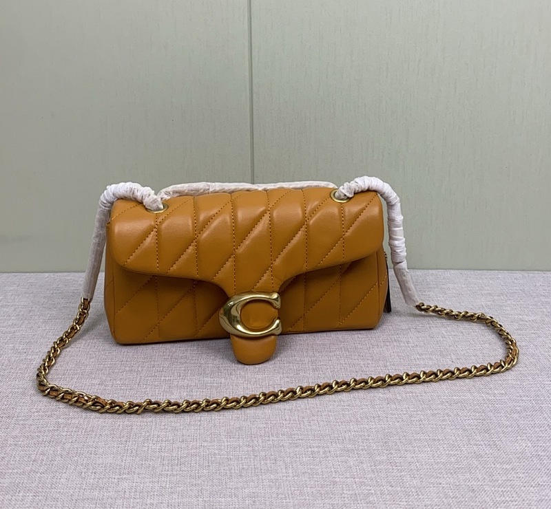 Coacch CP200 Quilted Tabby Shoulder Bag in Tan