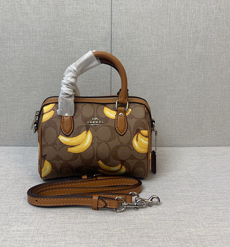 Coacch CR246 Banana Print Boston Bag