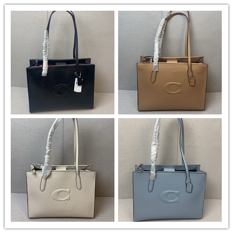 Coacch CR096 Nina Large Tote Bag with Embossed C Logo