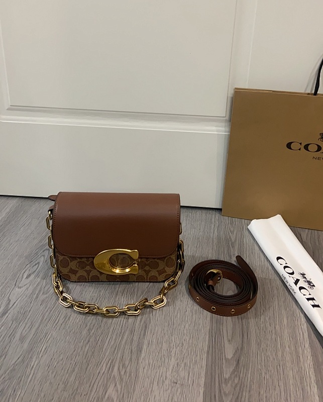 Coacch CM557 1941 Signature Chain Crossbody Bag - 1 Coacch CM557 1941 Signature Chain Crossbody Bag