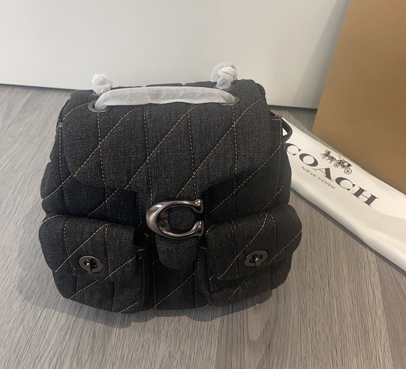 Coacch CA056 Quilted Denim Backpack