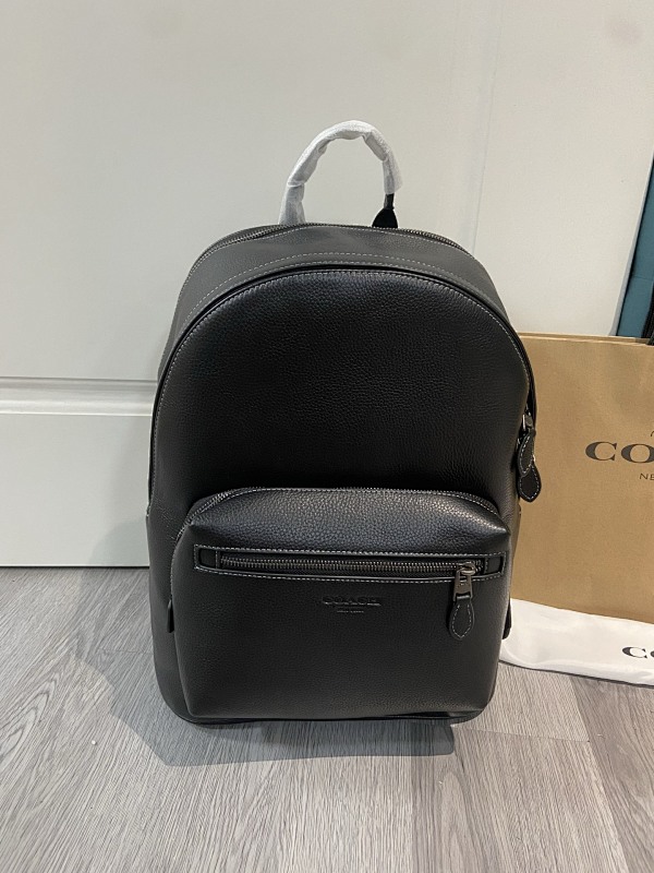 Coacch CX141 Black Leather Backpack