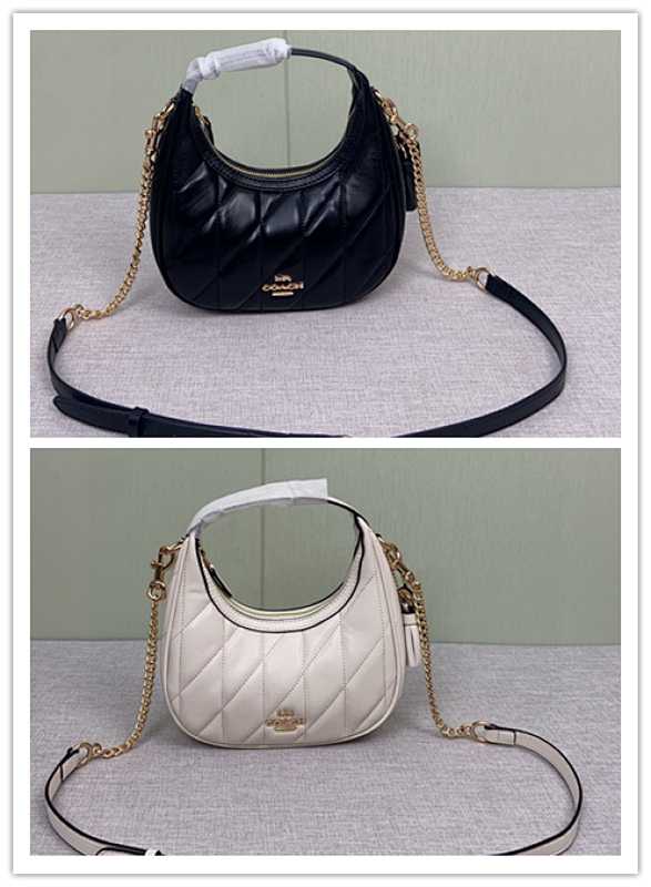 Coacch CY710 Carmen Quilted Leather Shoulder Bag