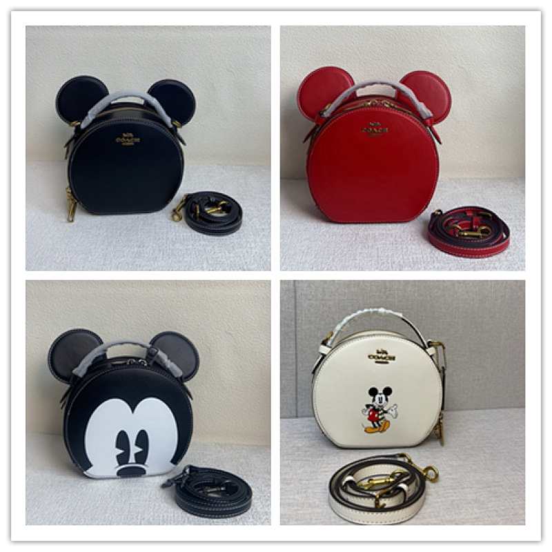 Coacch CM840 Mickey Mouse Canteen Round Bag - 1 Coacch CM840 Mickey Mouse Canteen Round Bag