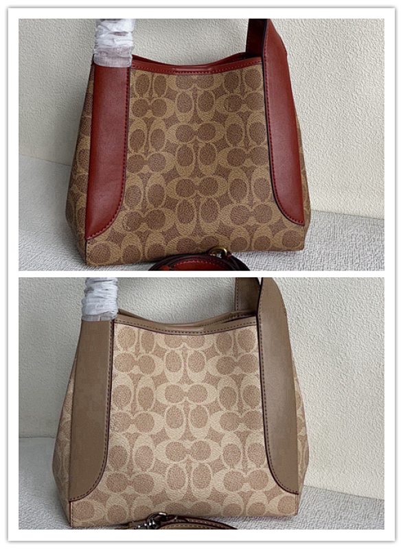 Coacch 79251 Hadley Hobo Tote Bag in Signature Canvas and Leather