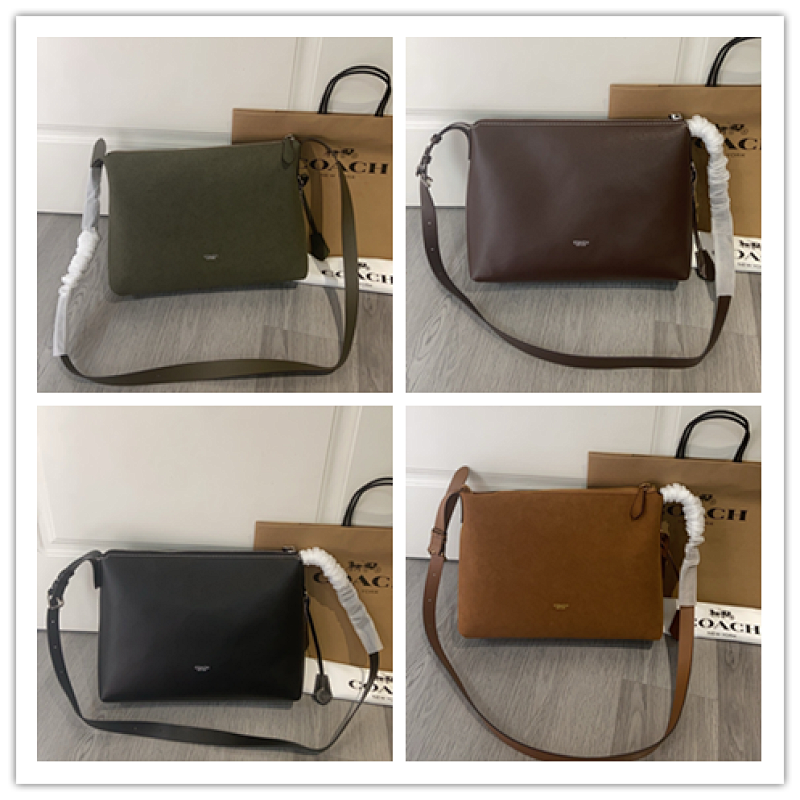 Coacch cCW7733 Mott Crossbody Bag in Olive, Brown, Black, Tan