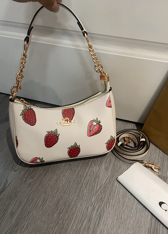 Coacch cLA62 Teri Strawberry Print Crossbody Bag