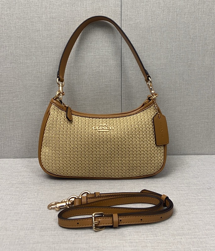 Coacch CR350 Woven Leather Shoulder Bag