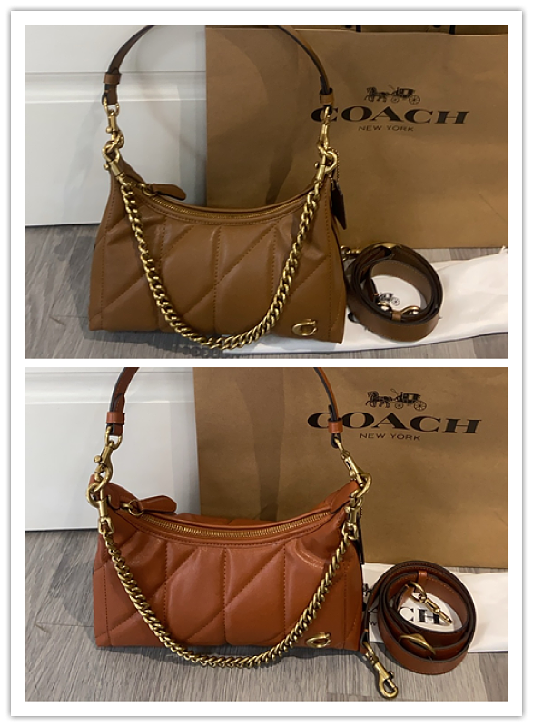 Coacch CDZ65 Juliet Quilted Leather Shoulder Bag