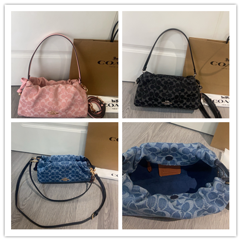 Coacch CER68 Faye Cloud Bag Mini Signature Dot Print