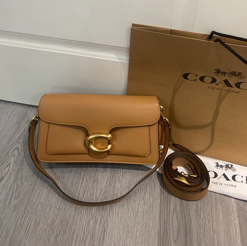 Coacch CCX04 Tabby26 Crossbody Bag in Tan Leather