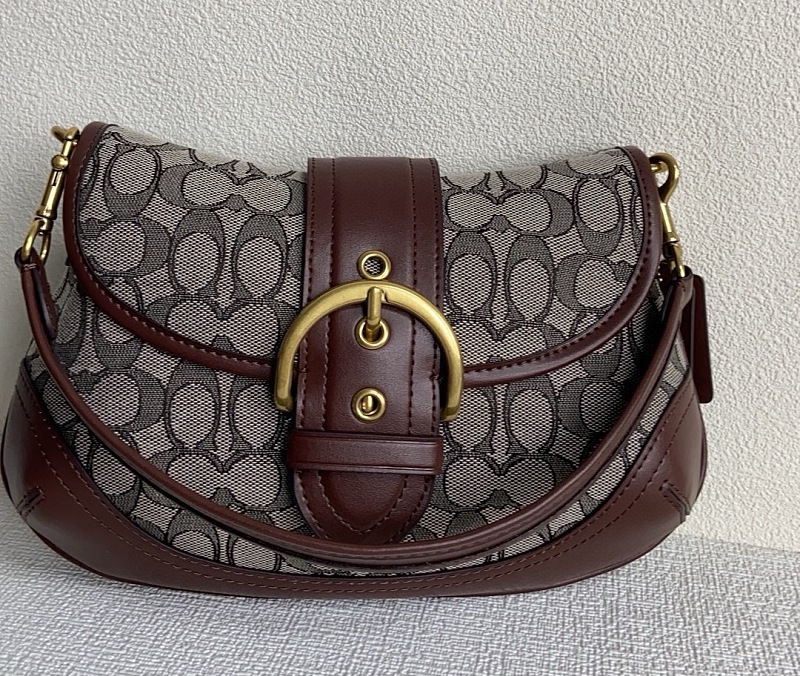 Coacch CJ814 Soho Bag Signature Canvas and Leather Crossbody