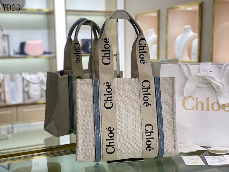 Chl0e YD23 Woody Tote Canvas Summer Bag