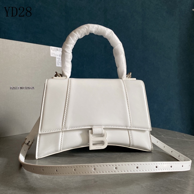 Balensiaga YD2867 Hourglass Bag White