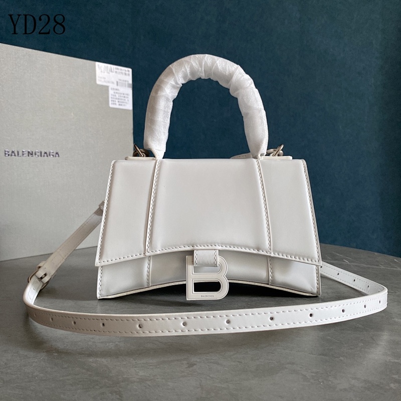 Balensiaga YD28 Hourglass Bag White