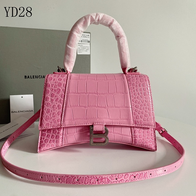 Balensiaga YD2867 Hourglass Crocodile Clutch Bag