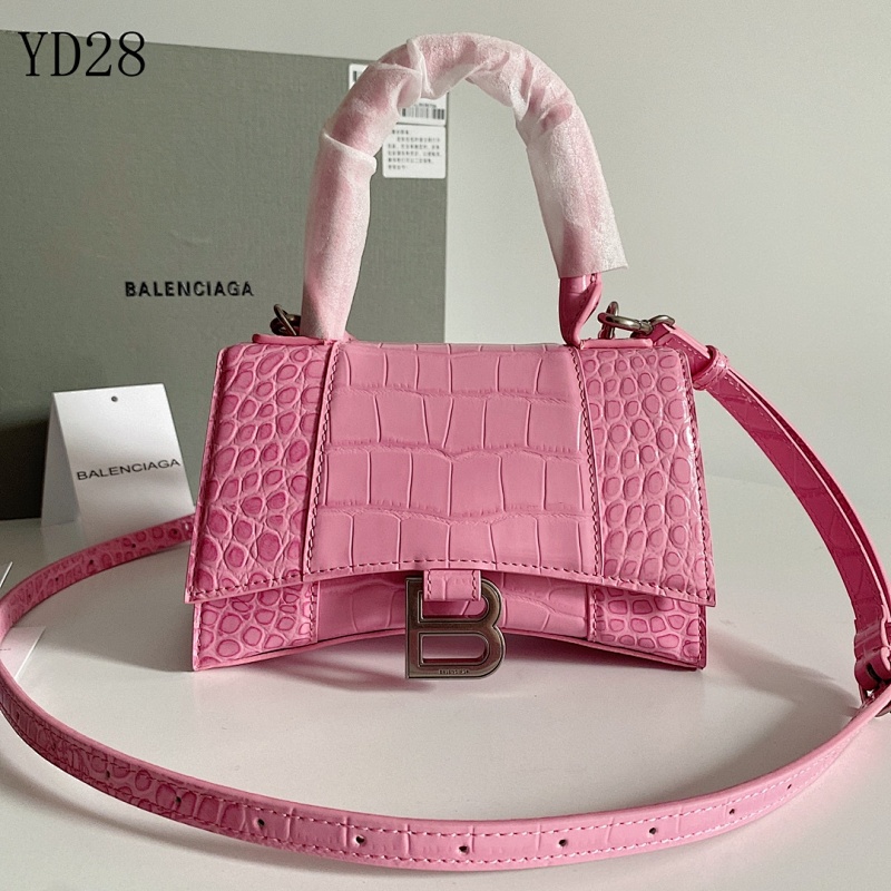 Balensiaga YD28 Hourglass Bag in Sakura Pink