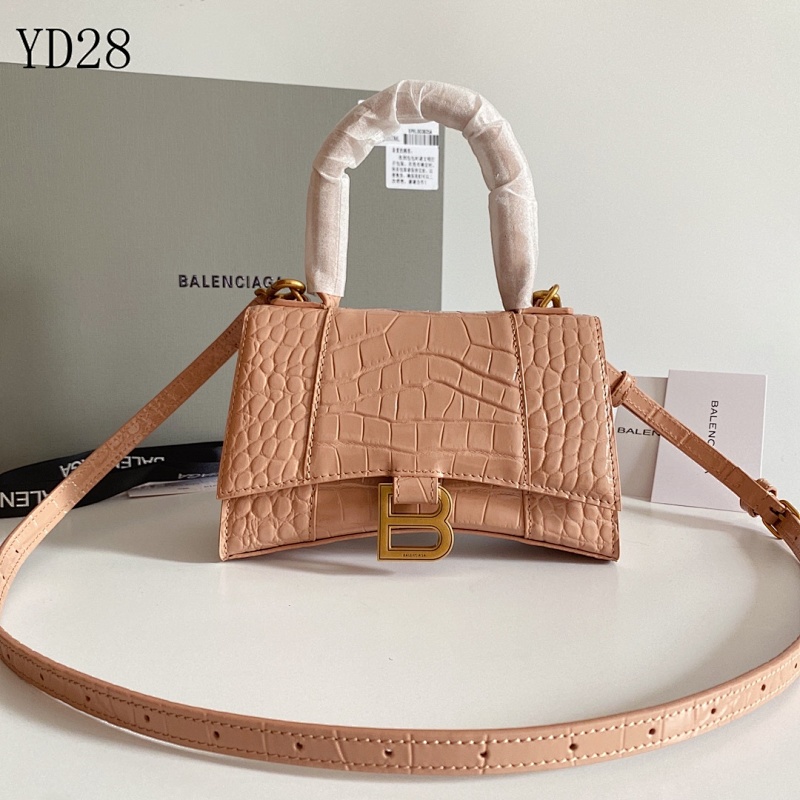 Balensiaga YD28 Hourglass Clutch Bag
