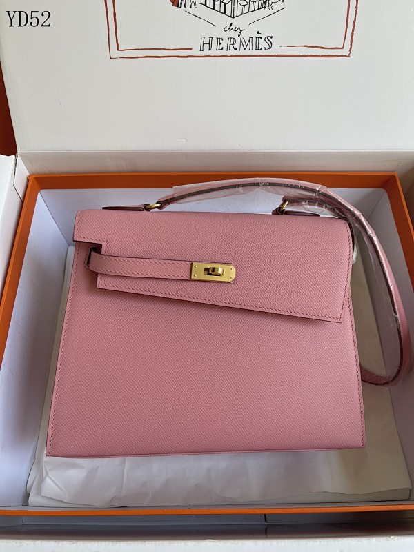 cover-120248404 Hermès YD52 Kelly 20CM Pink Double-Face Togo Leather