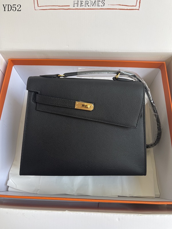 cover-120248739 Hermès YD52 Double-Sided Kelly 20CM Black