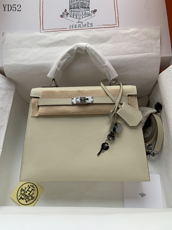 cover-120257724 Hermès YD52 Kelly Handbag Epsom Leather Hand Stitched