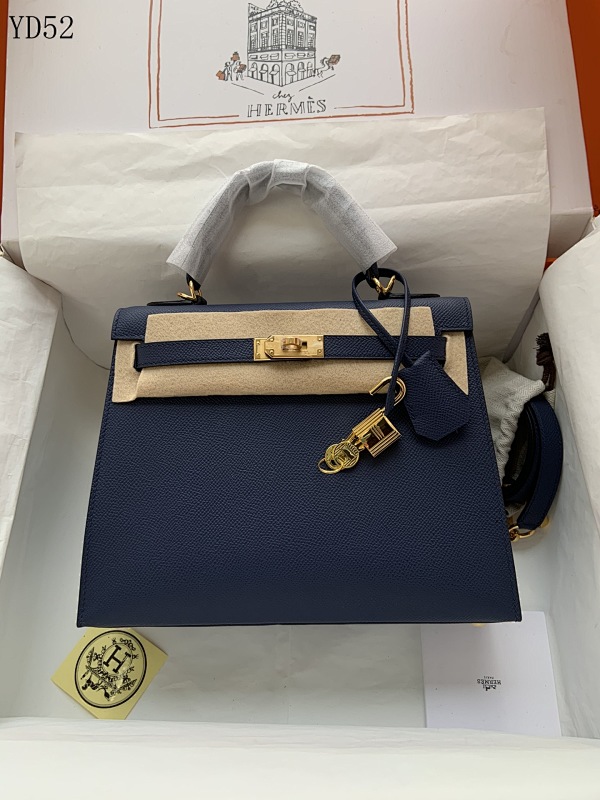 cover-120258436 Hermès YD52 Kelly Epsom Leather Handbag with Gold Hardware