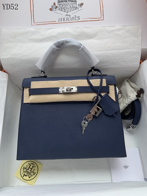 Hermès YD52 Kelly Epsom Leather Handbag