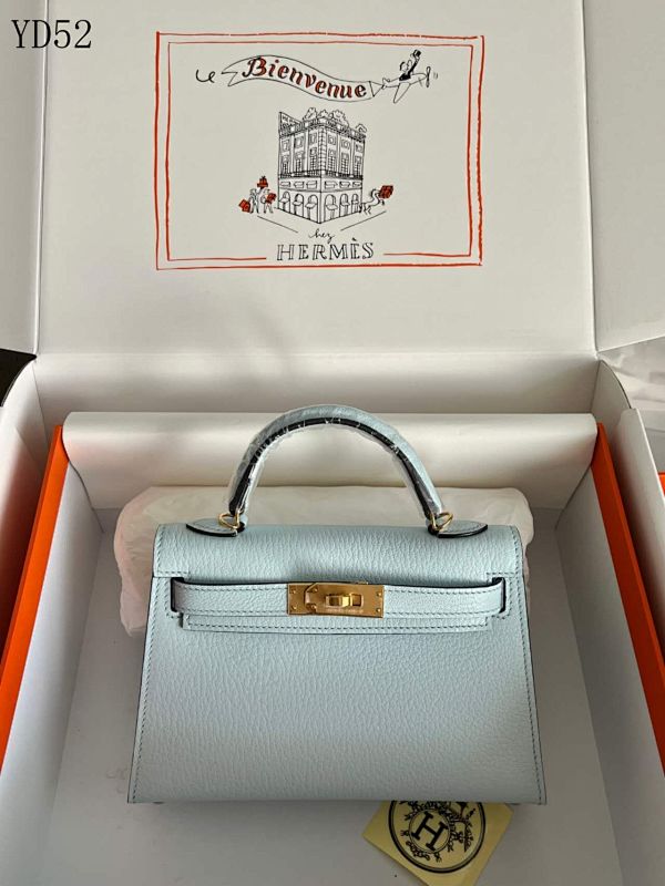 Hermès YD52 Mini Kelly II 19cm Togo Leather
