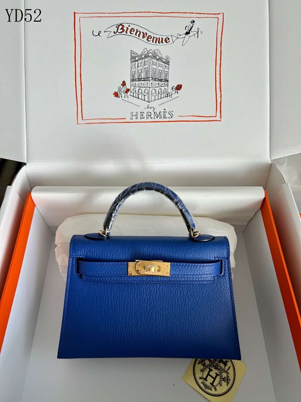 Hermès YD52 19CM Mini Kelly二代 Handmade Stitching
