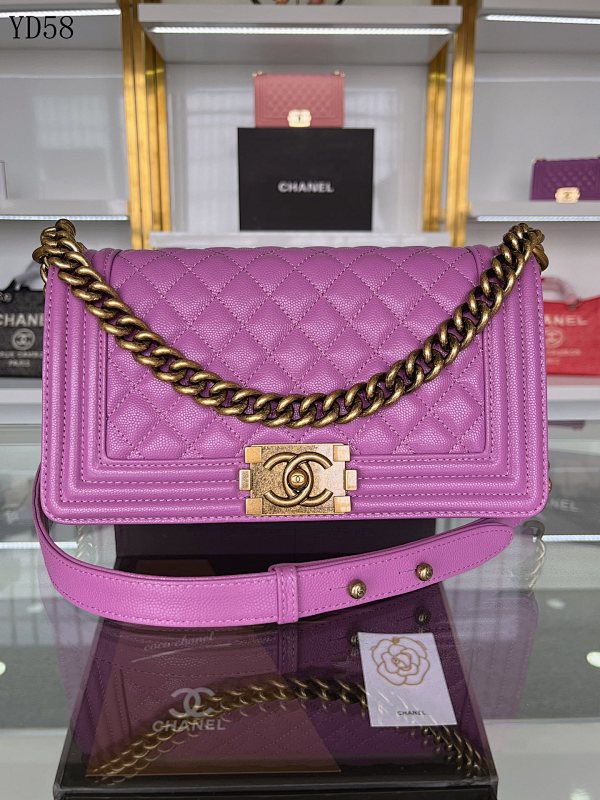 cover-124814005 CHANELL YD58 Quilted Caviar Leather Flap Bag