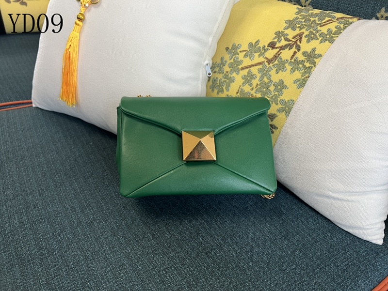 Valentiino YD0976 Green Leather Crossbody Bag