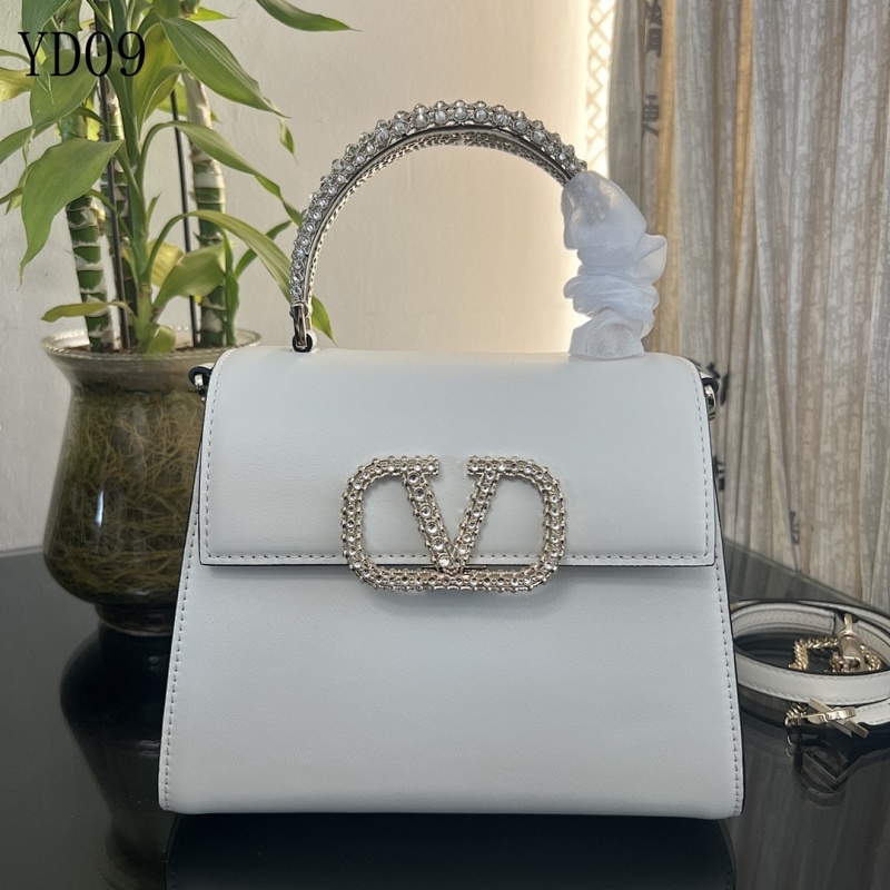 Valentiino YD0985 Crystal Embellished Top Handle Bag
