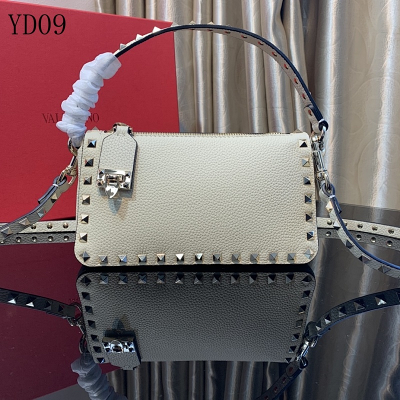 Valentiino YD0960 Rockstud Small Leather Shoulder Bag
