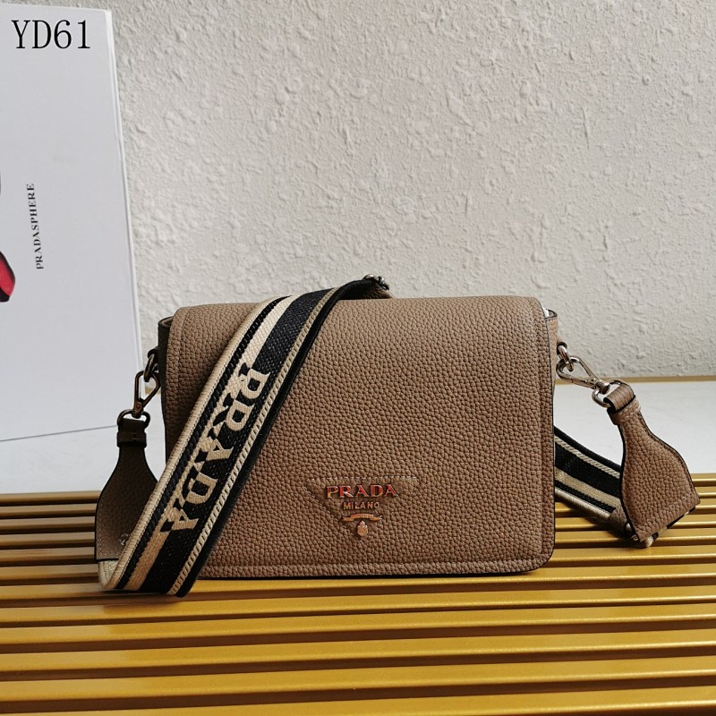 Pr4da YD6180 1BD314 Crossbody Bag with Dual Straps