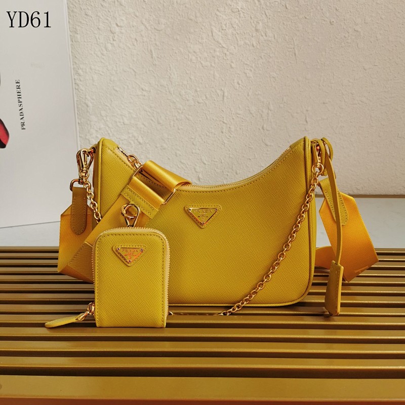 Pr4da YD6165 1BH204 Mini Saffiano Leather Crossbody Bag