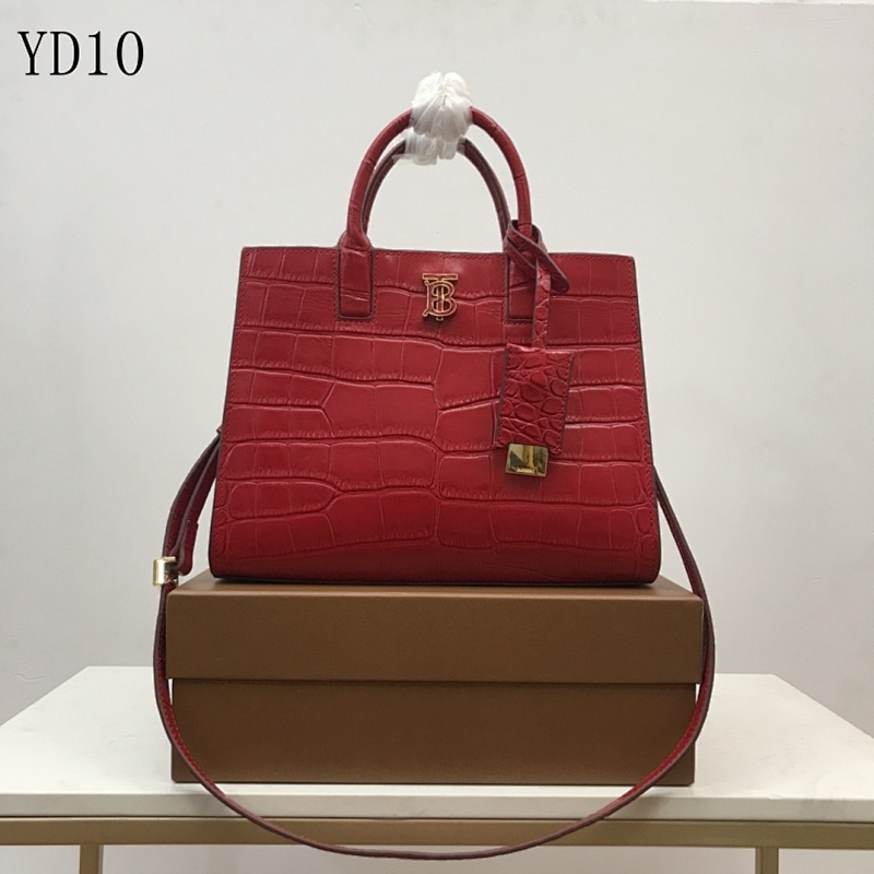 Burbe.rr YD10 Crocodile-Embossed Tote Bag