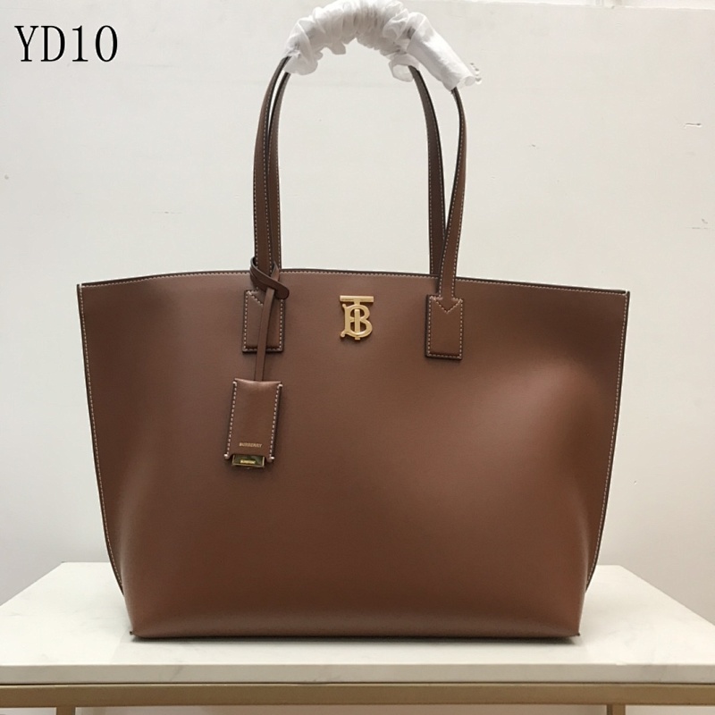 Burberyy YD1060 Tote Bag with TB Monogram and Leather Mirror Charm
