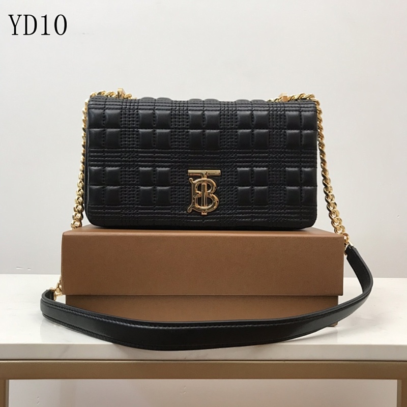 Burberyy YD10 Quilted Leather Shoulder Bag