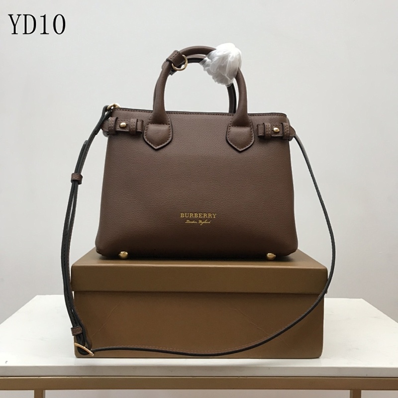 Burberyy YD1070 Small Leather Tote Bag