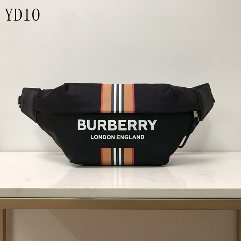 Burberyy YD10 Belt Bag – Iconic Logo & Stripe Design