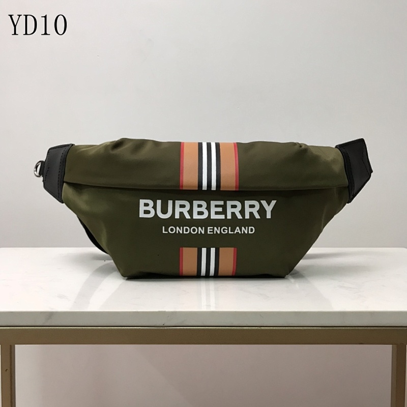 Burberyy YD10 Belt Bag with Iconic Stripe Design