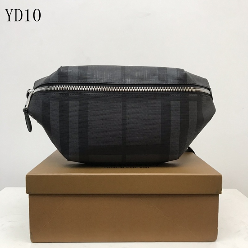 Burberyy YD1045 Check Pattern Belt Bag