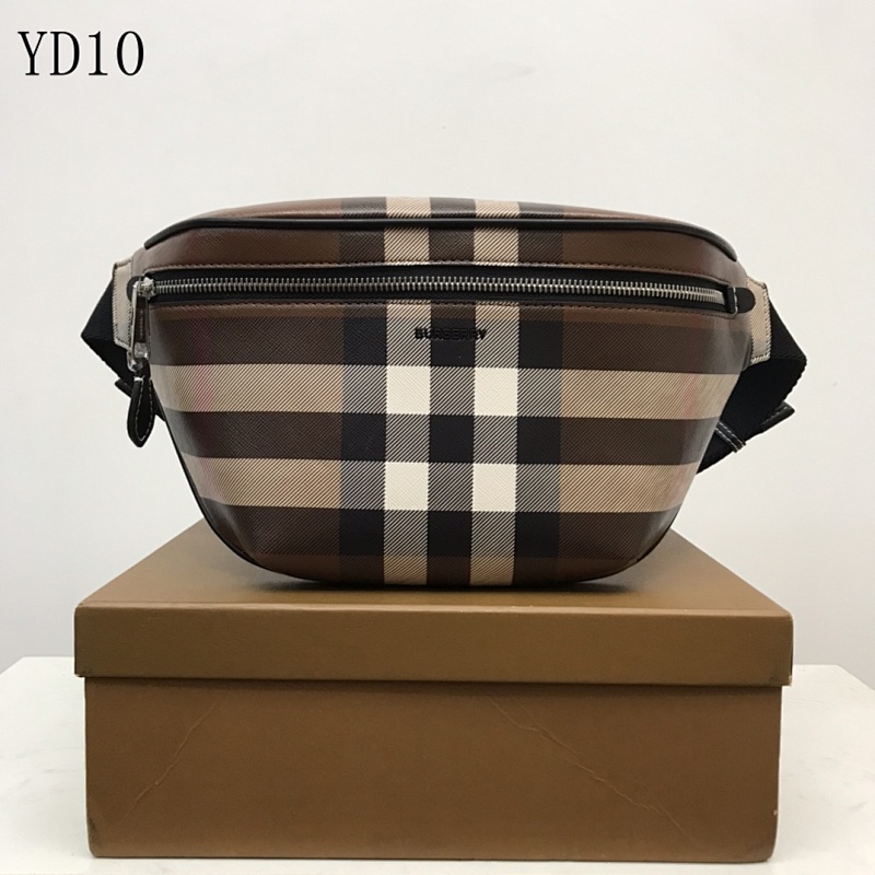 Burberyy YD10 Check Pattern Belt Bag
