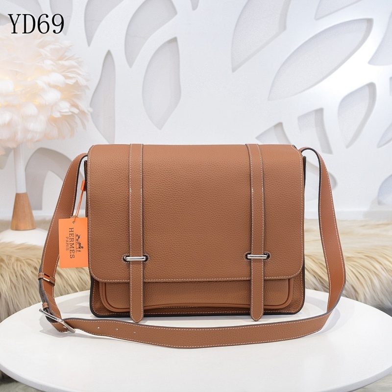 Hermès YD69 Classic Calfskin Shoulder Bag