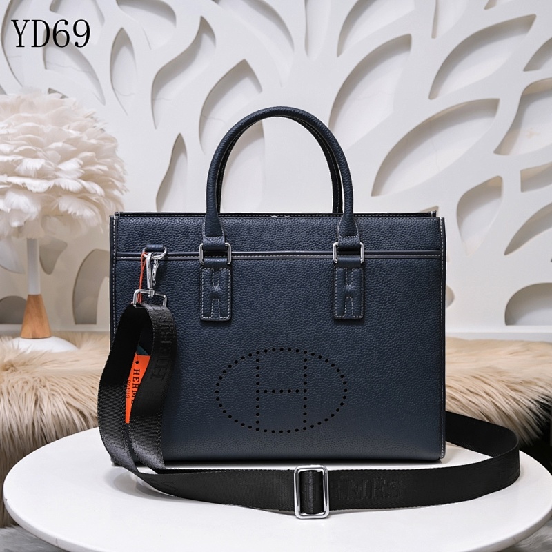 Hermès YD6958 Handcrafted Leather Briefcase