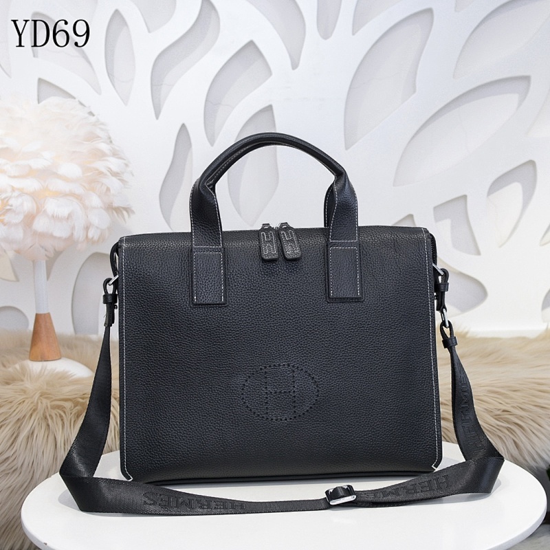 Hermez YD69 Classic Briefcase Handcrafted with Soft Calfskin
