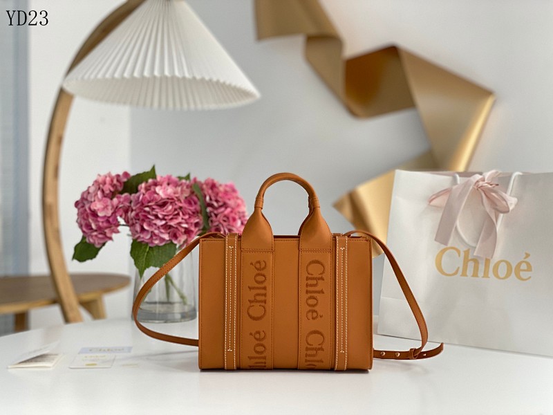 Chloé YD2376 Mini Tote Bag with Shoulder Strap