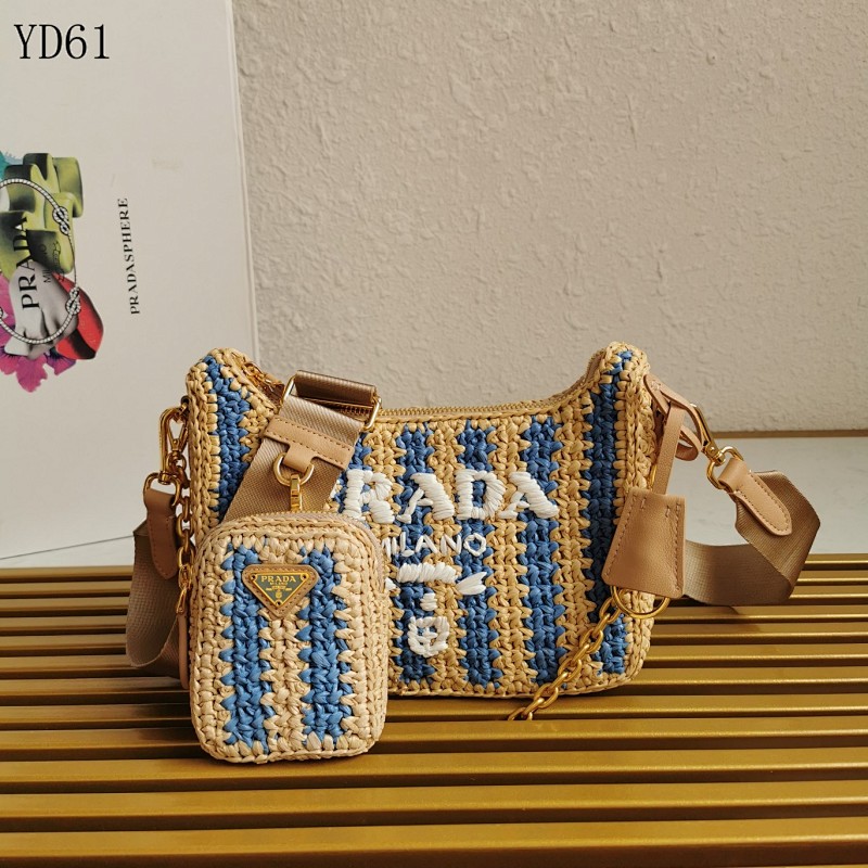 cover-131509179 PRA/D YD6178 Woven Straw Crossbody Bag